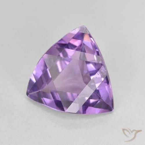 Ametista Violeta médio Natural 2.95ct, Trilhão, VS