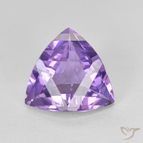 3.06ct Natural Violeta Vívido Ametista, Trilhão, VVS-VS