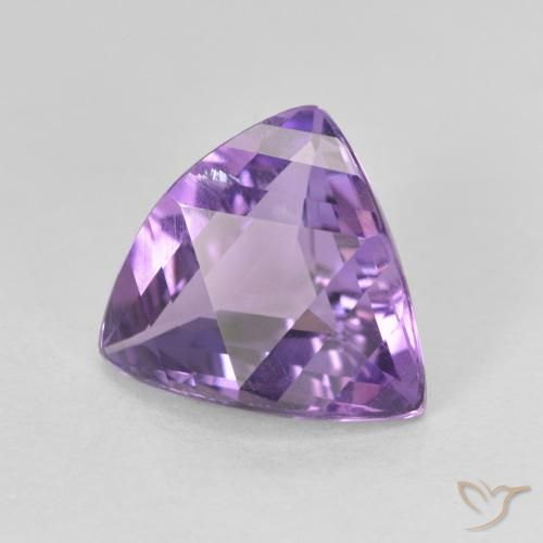 Ametista Violeta médio Natural 3.05ct, Trilhão, VVS-VS