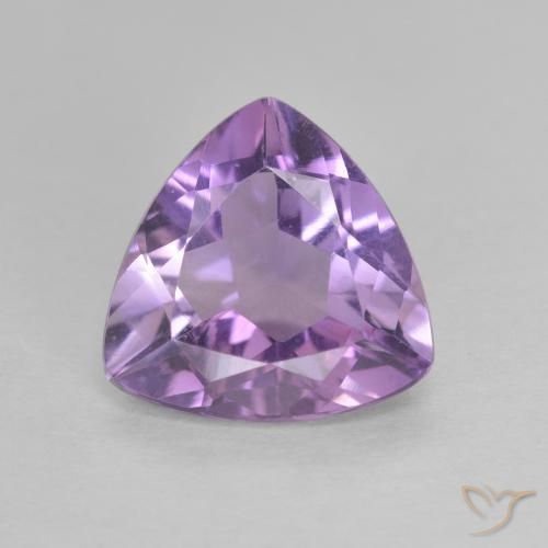 2.63ct Natural Berinjela Violeta Ametista, Trilhão, VVS