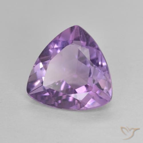 Ametista Berinjela Violeta Natural 2.63ct, Trilhão, VVS