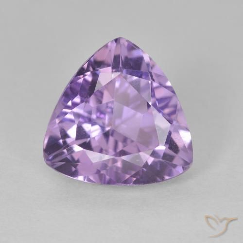 2.90ct Natural Violeta médio Ametista, Trilhão, VS