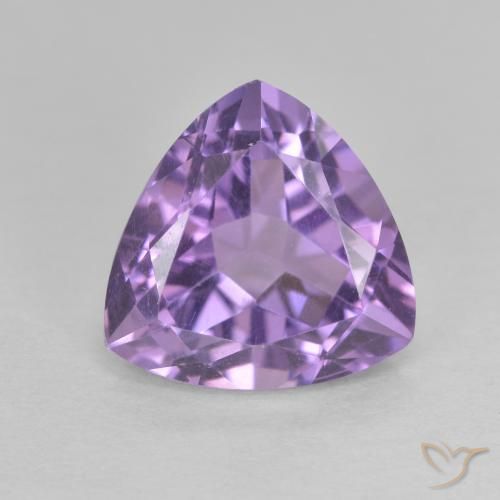 3.24ct Natural Violeta médio Ametista, Trilhão, VVS-VS