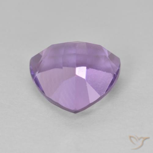 Ametista Violeta médio Natural 3.24ct, Trilhão, VVS-VS