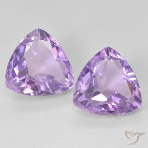 5.86ctw Natural Profundo Iris Violeta Ametista, Trilhão, VVS-VS