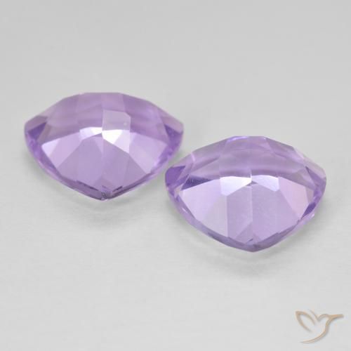 Pedras preciosas de Ametista Violeta rosado natural de 5.67 ct, Trilhão, VVS-VS