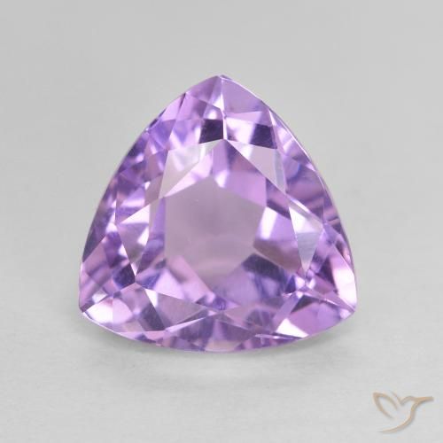 3.21ct Natural Violeta rosado Ametista, Trilhão, VVS-VS