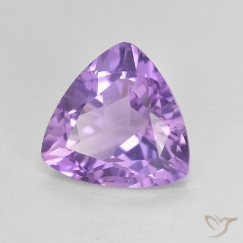 Ametista Violeta Profundo Natural 2.71ct, Trilhão, VVS-VS
