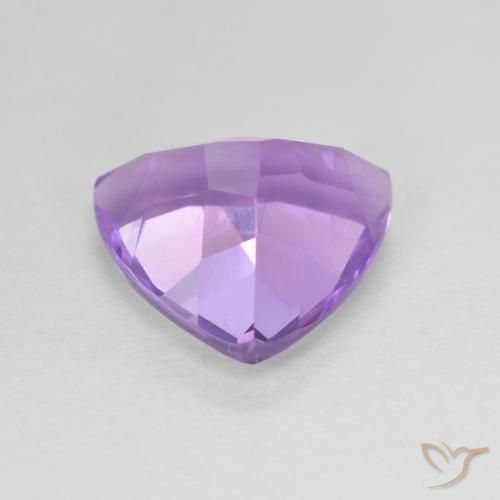 Ametista Violeta Profundo Natural 2.71ct, Trilhão, VVS-VS