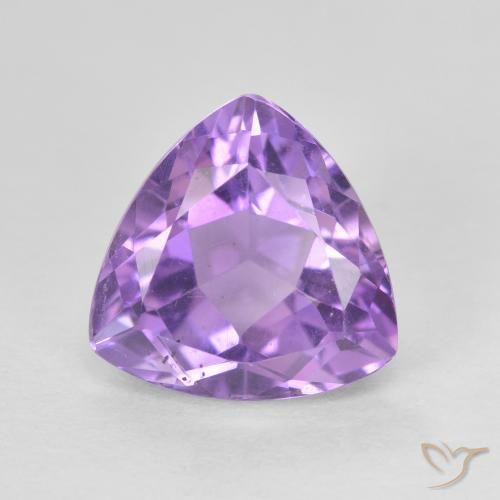 3.19ct Natural Violeta Púrpura Ametista, Trilhão, VVS-VS
