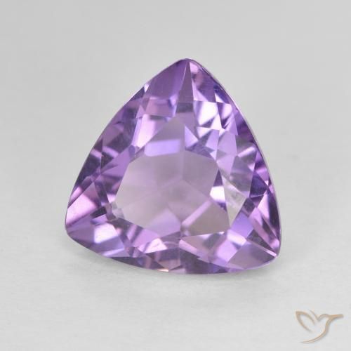 Ametista Violeta rosado Natural 2.96ct, Trilhão, VVS-VS