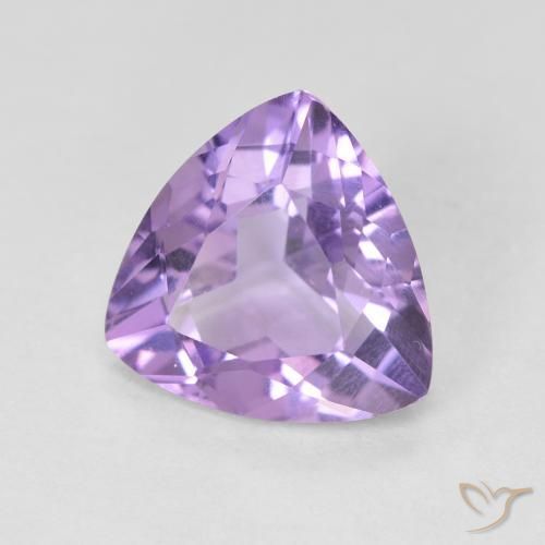 Ametista Violeta médio Natural 2.58ct, Trilhão, VVS-VS