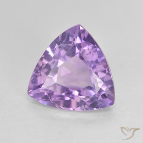 Ametista Violeta rosado Natural 2.91ct, Trilhão, VVS-VS