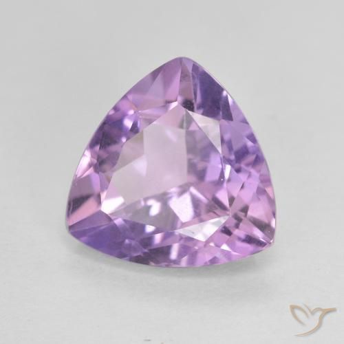 Ametista Violeta rosa médio Natural 2.73ct, Trilhão, VVS-VS