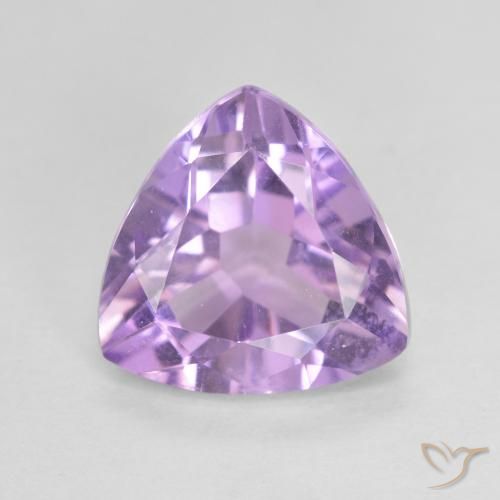 2.92ct Natural Rosa Violeta Médio Ametista, Trilhão, VVS-VS