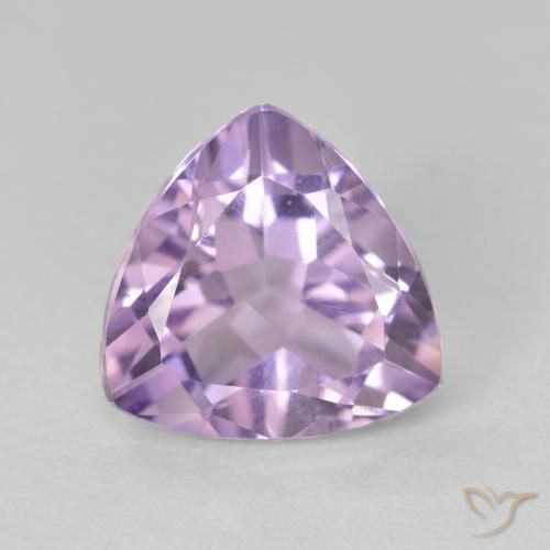 2.97ct Natural íris violeta Ametista, Trilhão, VVS-VS