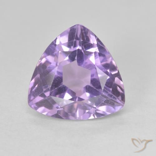 3.11ct Natural Rosa Violeta Médio Ametista, Trilhão, VVS-VS