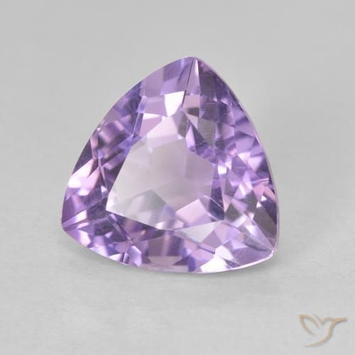Ametista Rosa Violeta Médio Natural 3.11ct, Trilhão, VVS-VS