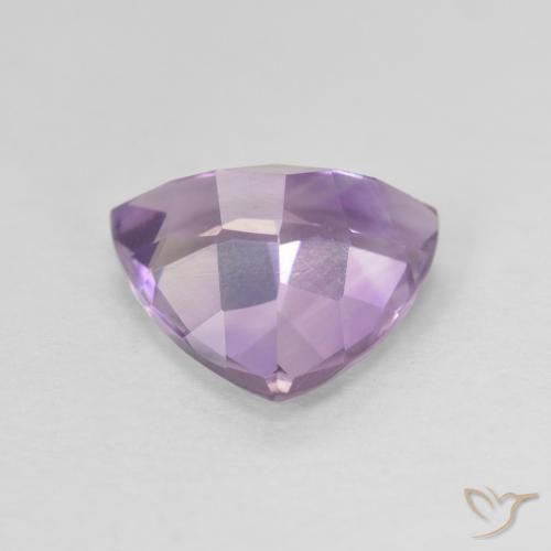Ametista Medium Light Purplish-Violet Natural 2.58ct, Trilhão, VVS-VS