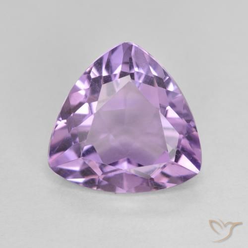 2.77ct Natural íris violeta Ametista, Trilhão, VVS-VS
