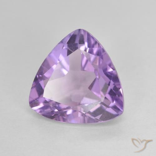 Ametista Rosa Violeta Médio Natural 2.74ct, Trilhão, VVS-VS