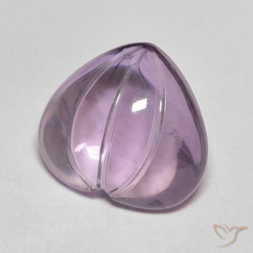Ametista Magenta Natural 6.07ct, Coração, Transparente