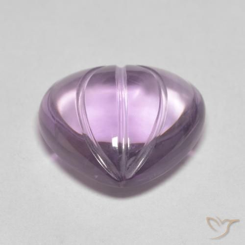 Ametista Magenta Natural 6.07ct, Coração, Transparente
