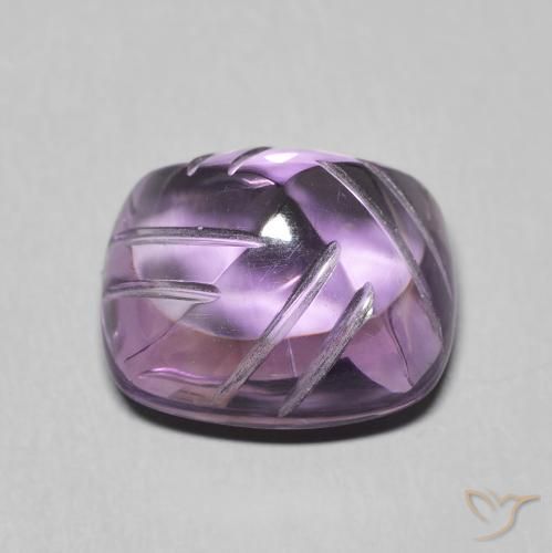 Ametista Medium Light Purplish-Violet Natural 6.81ct, Chique, Transparente
