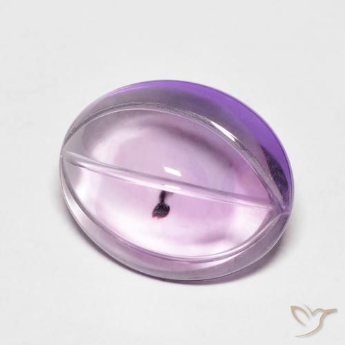 Ametista Violeta claro Natural 6.83ct, oval, Transparente