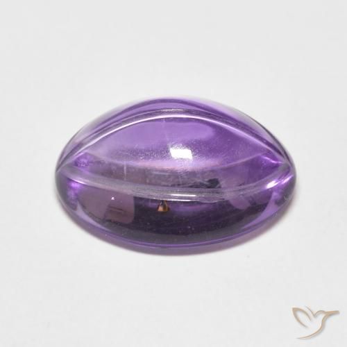 Ametista Violeta claro Natural 6.83ct, oval, Transparente