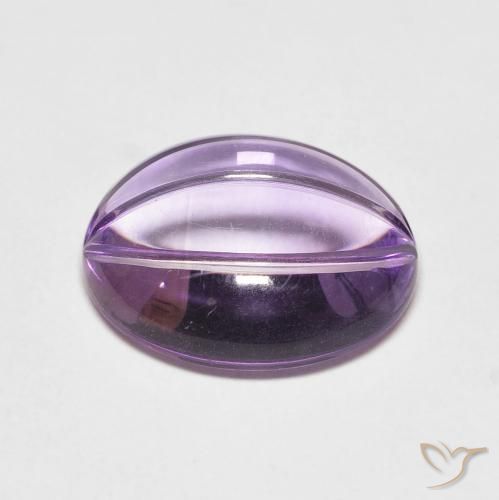 Ametista Violeta rosado claro Natural 7.81ct, oval, Transparente
