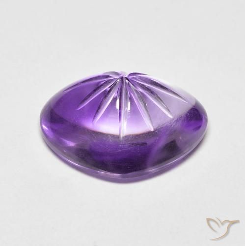 Ametista Violeta médio Natural 5.99ct, Coração, Transparente