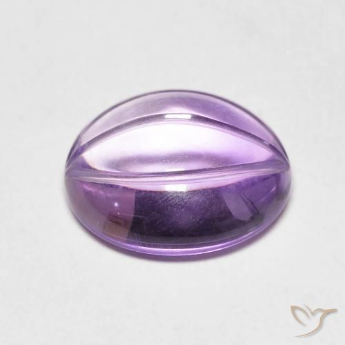 Ametista Violeta rosado Natural 5.72ct, oval, Transparente