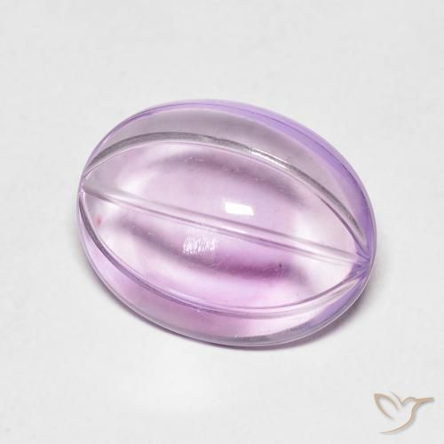 Ametista Íris Rosa Violeta Natural 6.02ct, oval, Transparente