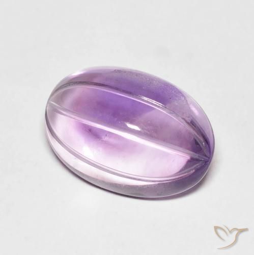 Ametista Sangria Violeta Natural 6.36ct, oval, Transparente