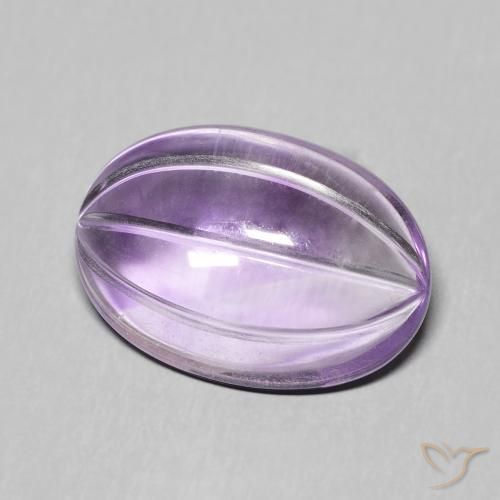 Ametista Violeta médio Natural 7.18ct, oval, Transparente