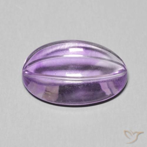 Ametista Violeta médio Natural 7.18ct, oval, Transparente