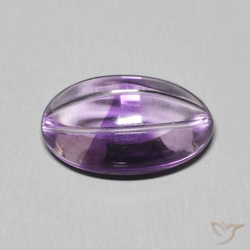 Ametista Violeta Púrpura Natural 6.26ct, oval, Transparente