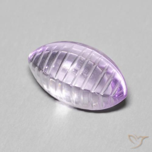 Ametista íris violeta Natural 6.61ct, Marquesa, Transparente