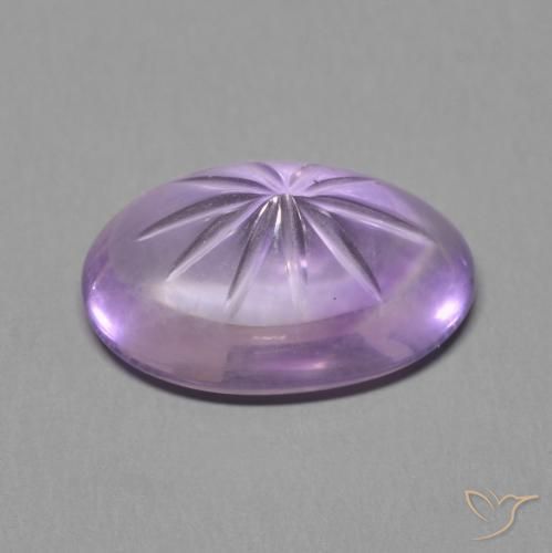 Ametista íris violeta Natural 5.61ct, oval, Transparente
