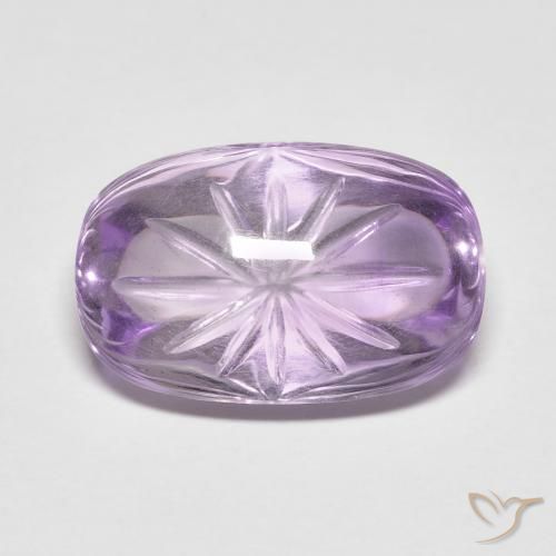 Ametista Violeta médio Natural 7.48ct, oval, Transparente