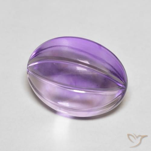 Ametista Violeta Profundo Natural 5.39ct, oval, Transparente