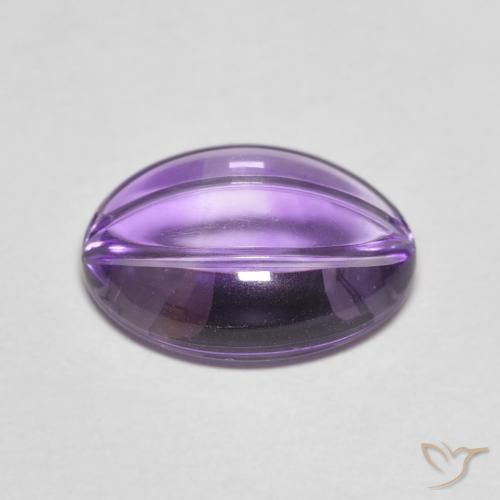 Ametista Violeta Profundo Natural 5.39ct, oval, Transparente