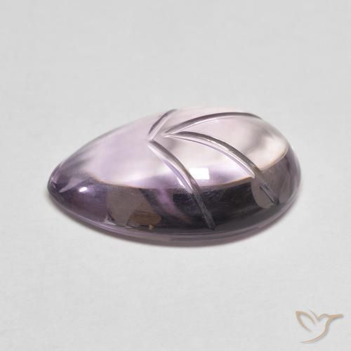 Ametista Violeta Claro-Médio Natural 7.22ct, Formato de pêra, Transparente