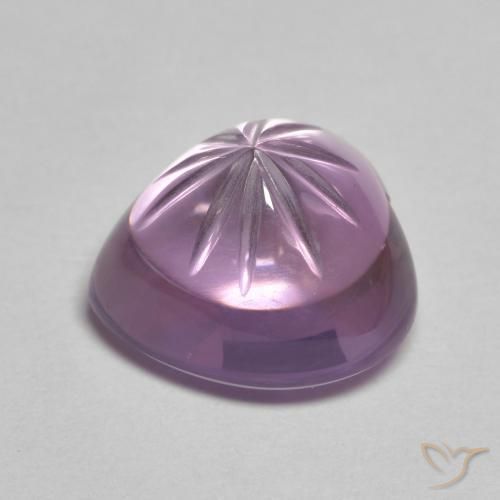 Ametista Violeta médio Natural 5.59ct, Coração, Transparente