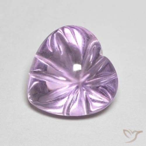 Ametista íris violeta Natural 5.76ct, Coração, Transparente