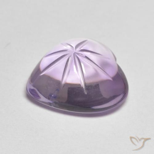 Ametista Violeta médio Natural 5.23ct, Coração, Transparente