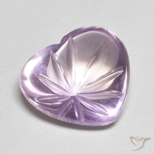 Ametista íris violeta Natural 6.16ct, Coração, Transparente