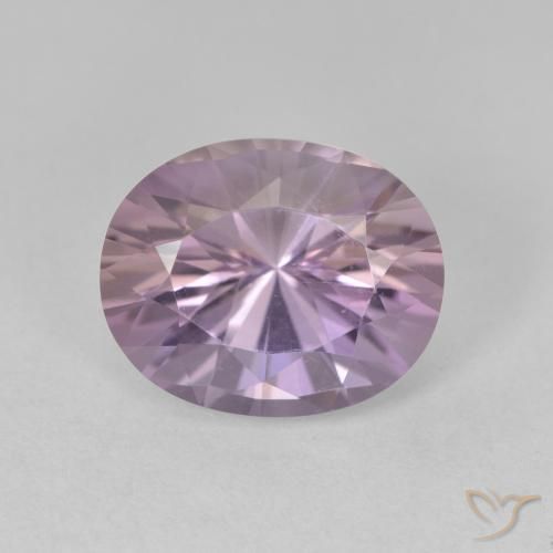 3.53ct Natural Violeta claro Ametista, oval, VVS