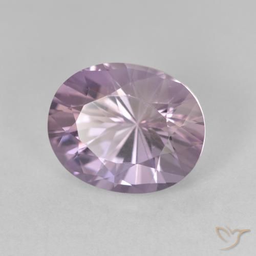 Ametista Violeta claro Natural 3.53ct, oval, VVS